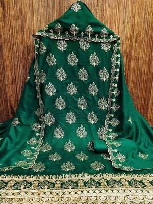 Embroidered Unstitched Dress Material 1