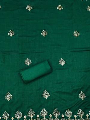 Embroidered Unstitched Dress Material 5