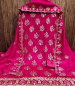 Floral Embroidered Unstitched Dress Material