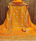 Floral Embroidered Unstitched Dress Material
