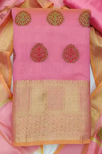 Ethnic Motifs Woven Design Unstitched Dress Material