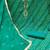 Women Green Embellished Cotton Blend Dress Material
