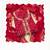Cotton Blend Red Embellished Dress Material