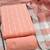Women Peach Woven Design Geometric Dress Material