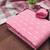 Women Pink Woven Design Geometric Dress Material