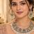 multicolor pakistani kundan necklace set bridal wear