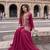 Rani Pink Heavy Crunchy silk sharara salwar suit Readymade collection With Embroidery Sequence Work 