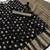 black woven design khadi silk blend saree with blouse