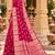 pink woven design khadi silk blend saree with blouse