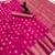 pink woven design khadi silk blend saree with blouse