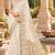 white woven design khadi silk blend saree with blouse