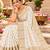 white woven design khadi silk blend saree with blouse