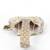 Nude beige silk potli bag