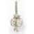 Nude beige silk potli bag