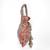 Orange gold silk potli bag