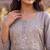 Women's grey silk blend solid embroidered kurta | elegant ethnic wear kurti | trendy casual & festive wear for women