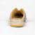 Gold synthetic mojari flats
