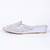 Silver synthetic mojari flats