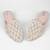 Gold synthetic mojari flats