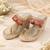 Pink laced kolhapuri heels