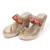 Pink laced kolhapuri heels