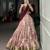 Women's Tussar Silk Floral Kalamkari Printed Lehenga Choli with Embroidered Border Dupatta