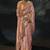 peach madhurai silk blend saree with jari thread cut dana and jardoshi heavy hand work