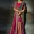 rani kanchipuram silk blend saree with jari thread moti cut dana heavy hand work and 1 extra dupatta