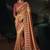 red sabyasachi cloth saree with jari & sequence heavy hand work