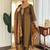 Olive embroidered silk blend kurta trouser dupatta set