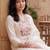 White embroidered silk blend kurta trouser dupatta set