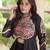 black cotton silk embroidered designer lehenga-choli upto 42