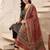 Black printed pure cotton kurta trouser dupatta set