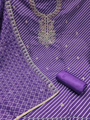 Printed Pure Cotton Unstitched Dress Material 2