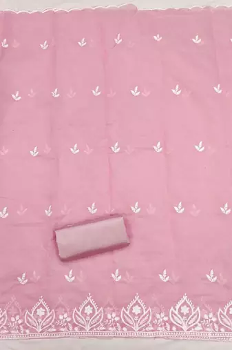 embroidered unstitched dress material