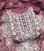 Embroidered Unstitched Dress Material