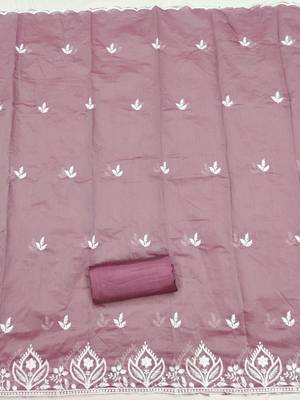 Embroidered Unstitched Dress Material 4