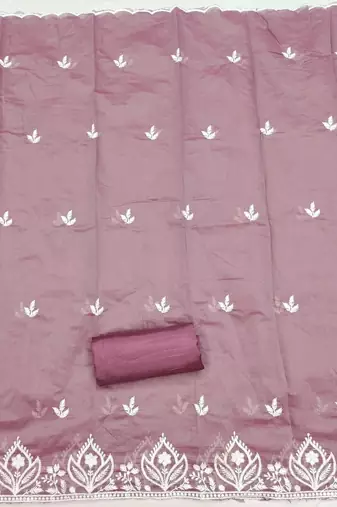 embroidered unstitched dress material