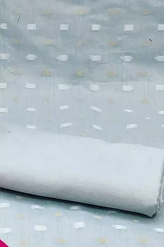 woven design unstitched dress material