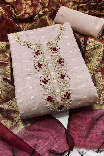 unstitched dress material