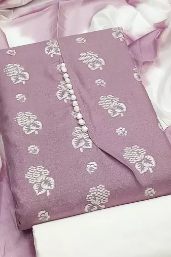 printed unstitched dress material