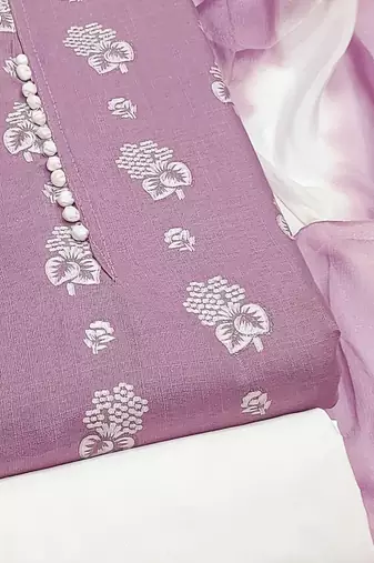printed unstitched dress material