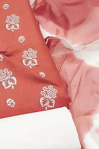 printed unstitched dress material