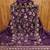 Purple Vichitra Silk Embroidery Work Unstitched Dress Material