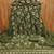 Green Vichitra Silk Embroidery Work Unstitched Dress Material