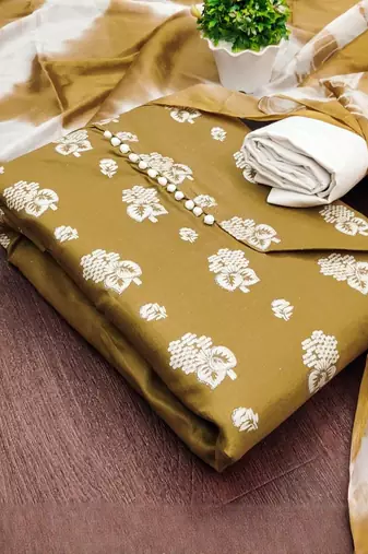 printed unstitched dress material
