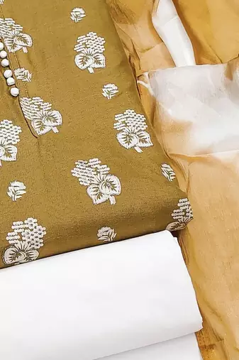 printed unstitched dress material