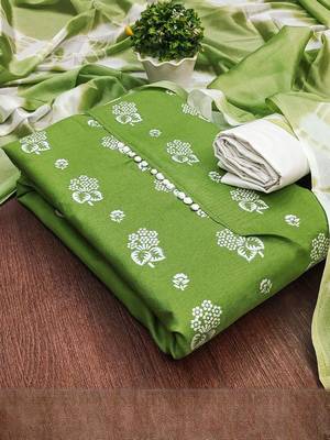 printed unstitched dress material 1