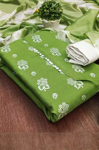 printed unstitched dress material