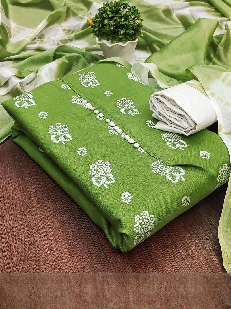 Printed Unstitched Dress Material